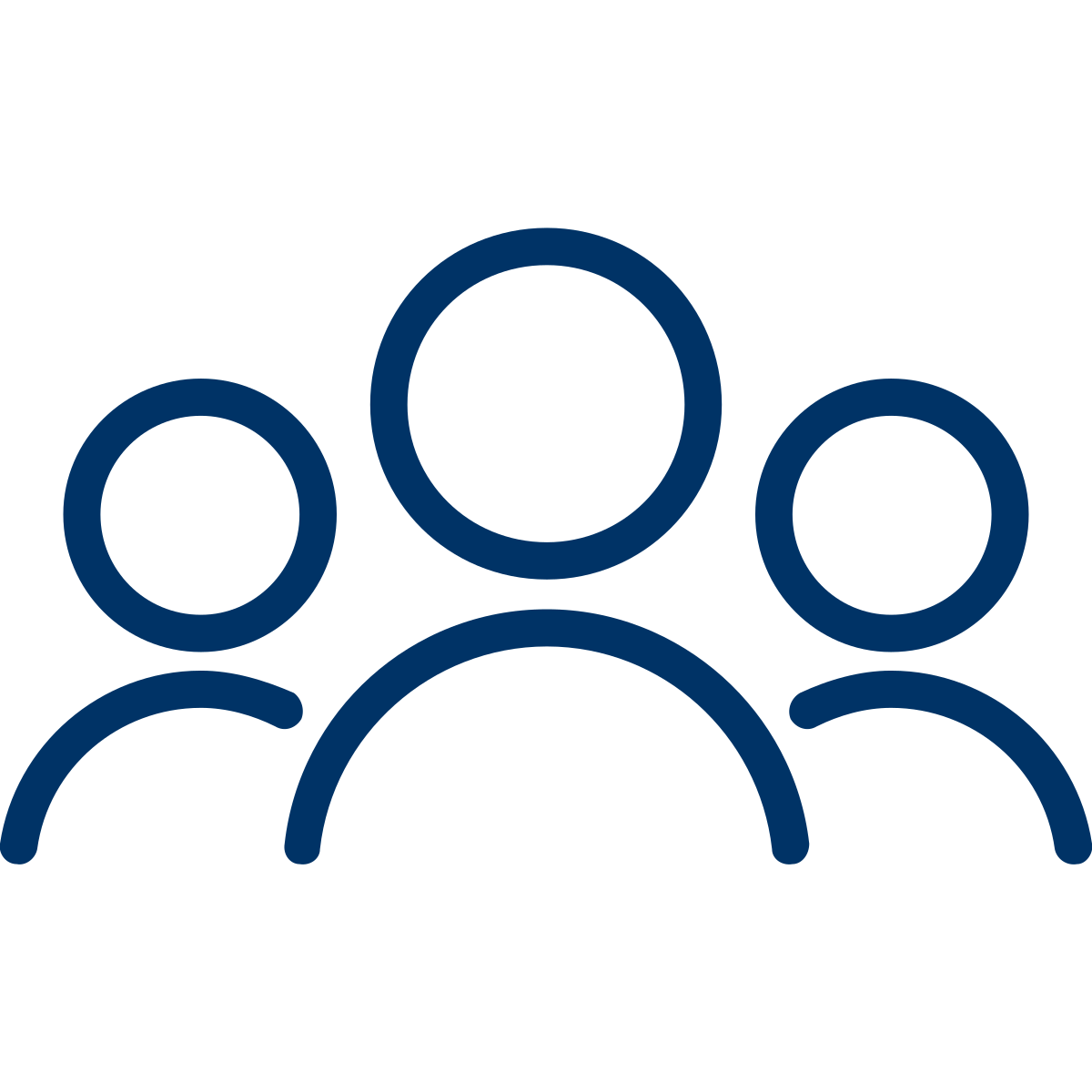 Icon illustrating a 12:1 teacher to pupil ratio.