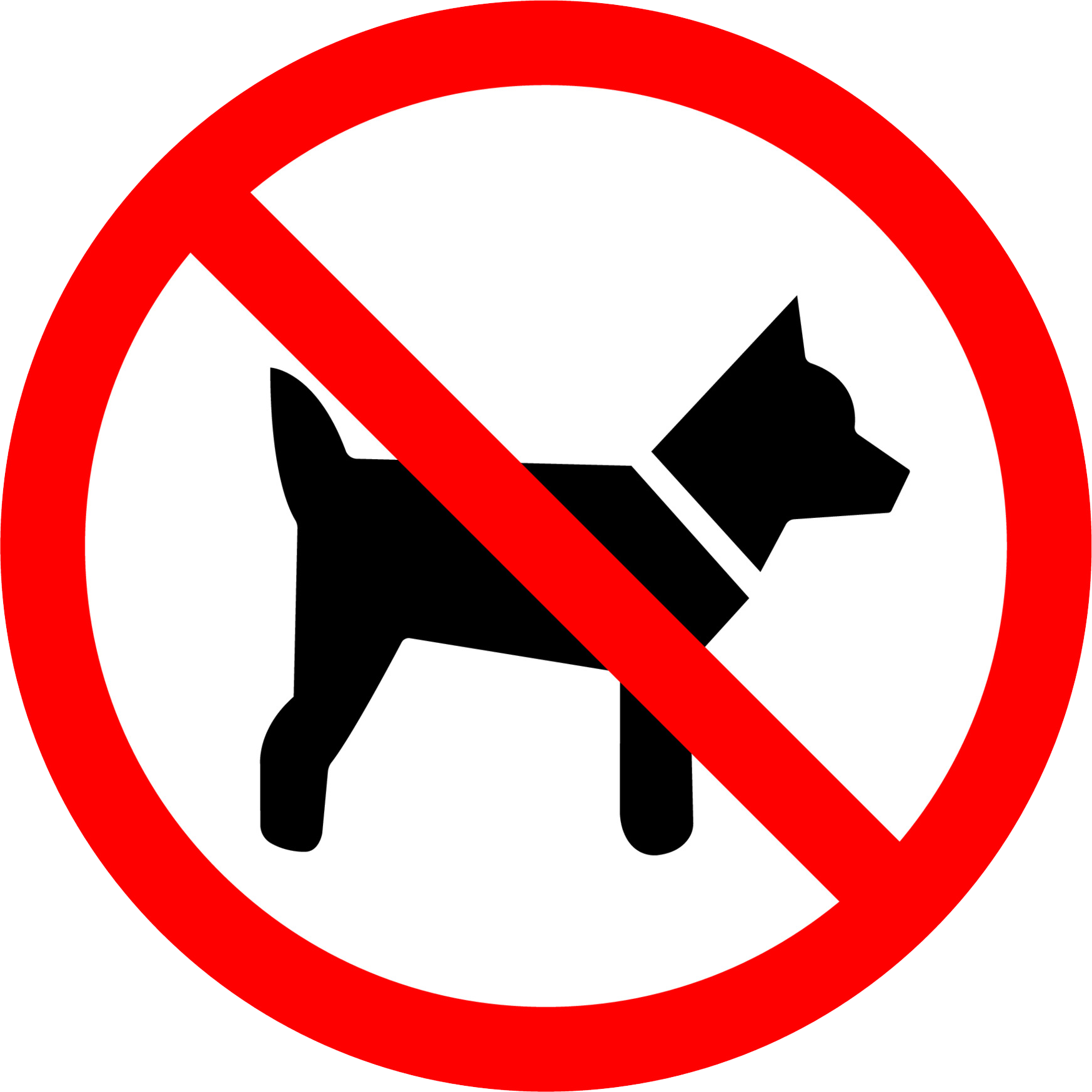 No Dogs Sign
