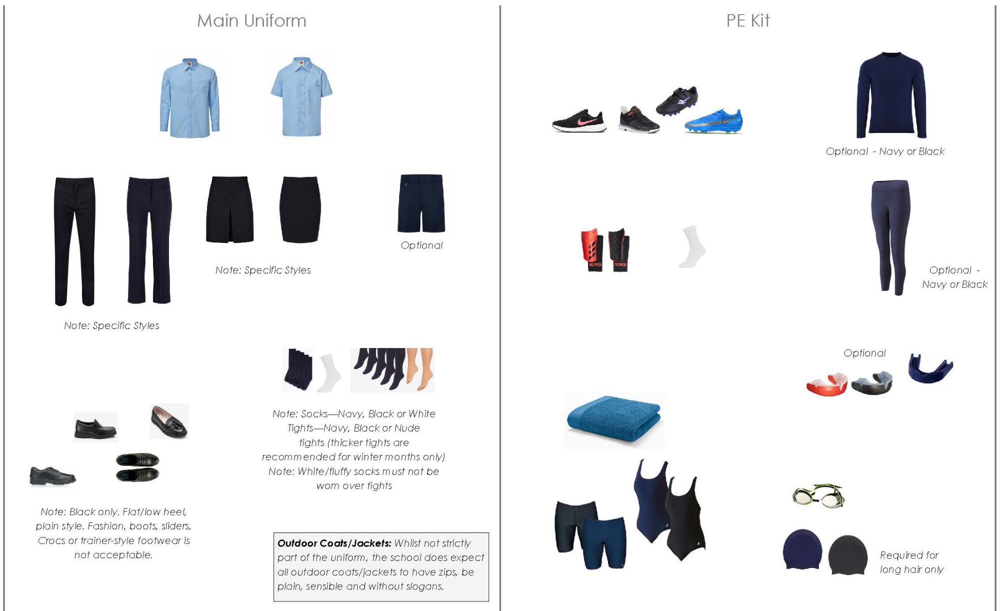 Branded Uniform Items