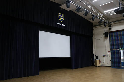 Interior view of the Main Hall at Kennet School