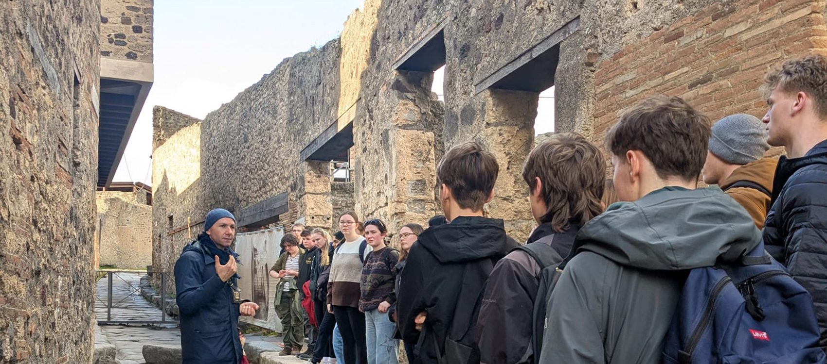 Kennet School pupils on a Geography field trip to Naples
