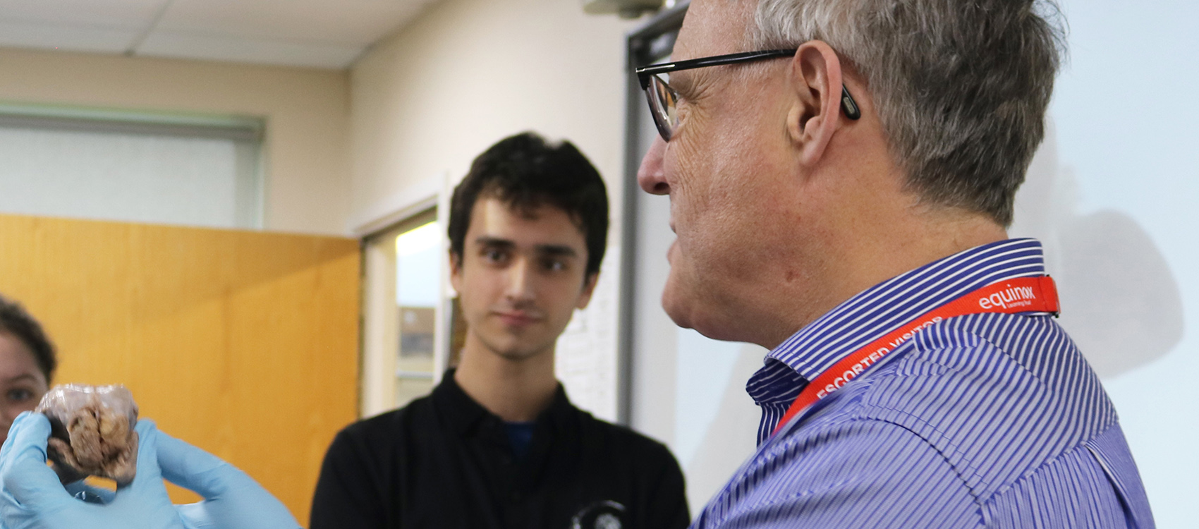 Kennet School psychology students studying brain functions during a lesson