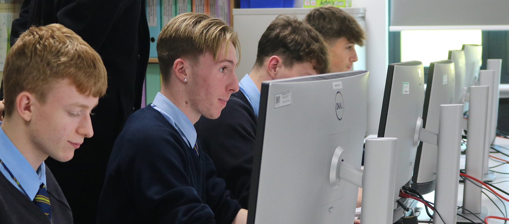 Kennet School pupils engaged in an Ethics and Philosophy class