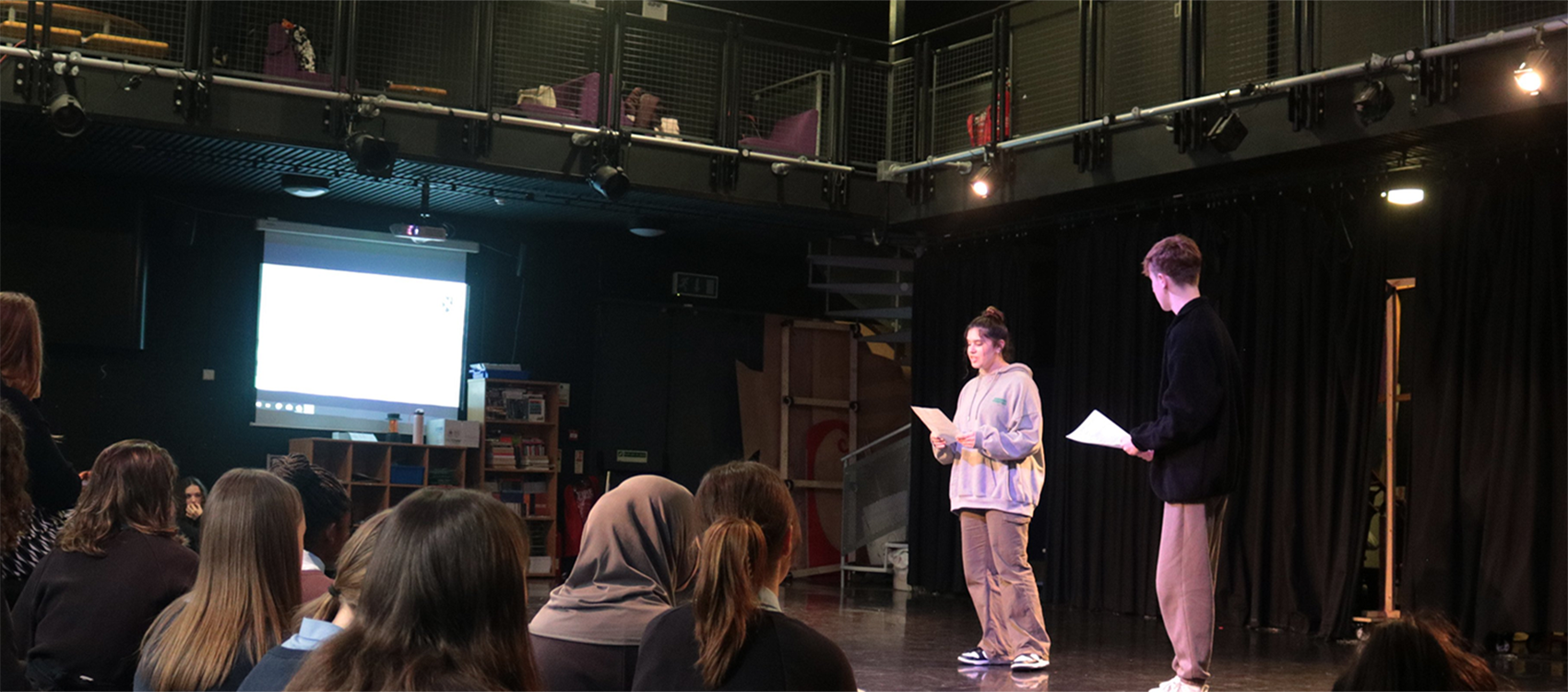 Kennet School's bespoke drama theatre with advanced lighting and sound systems
