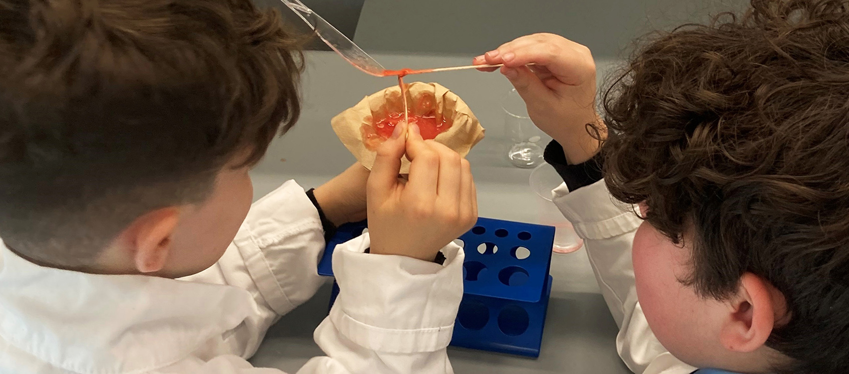 Kennet Pupils take part in a biology lesson