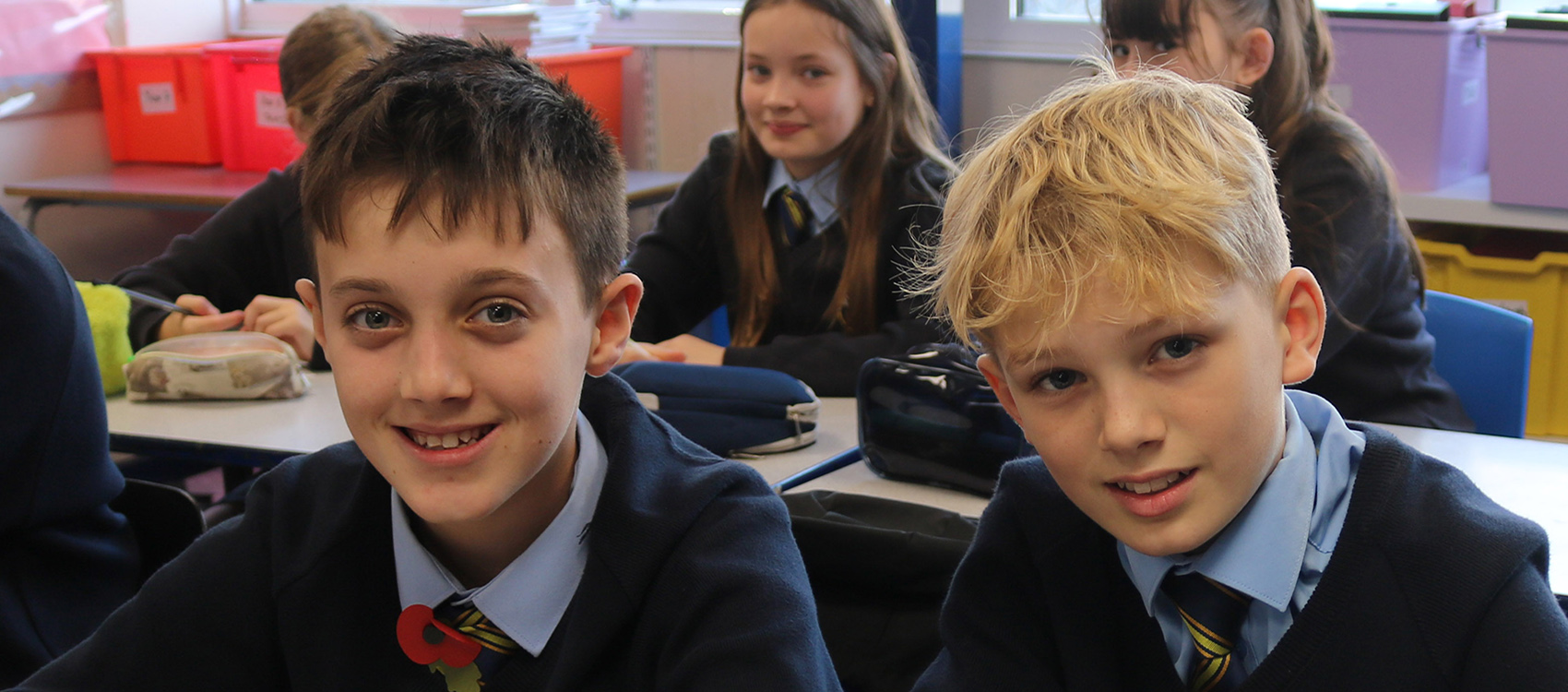 Kennet School pupils participating in an English class