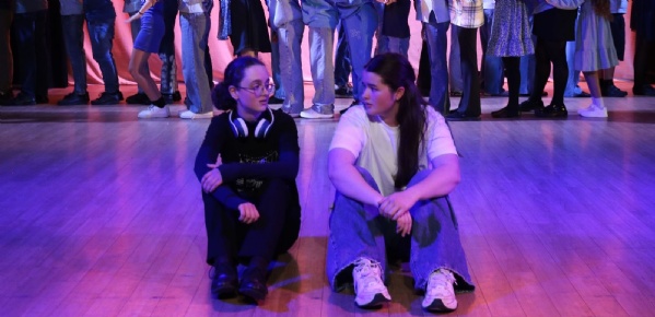 Group of pupils performing at House Performing Arts on stage