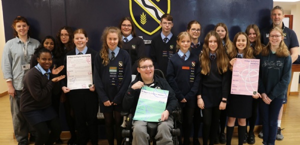 A photograph of a group of pupils